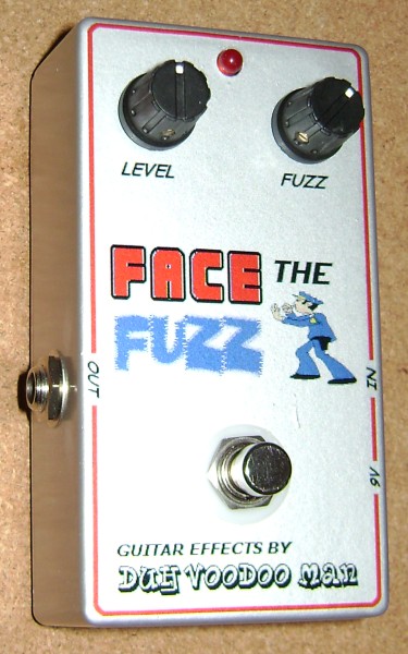 'Face the Fuzz' premium vintage-quality fuzz pedal - top