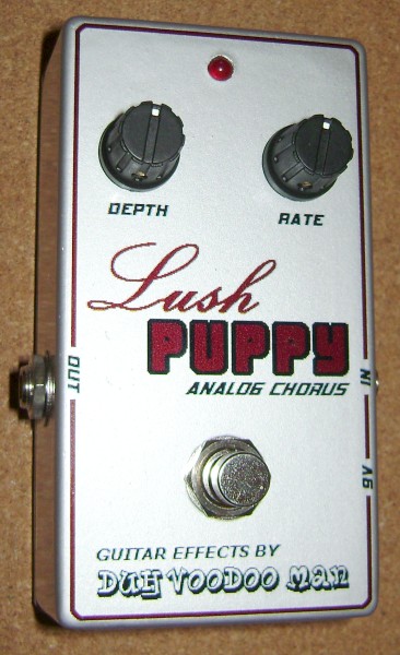 'Lush Puppy' analog chorus pedal - top